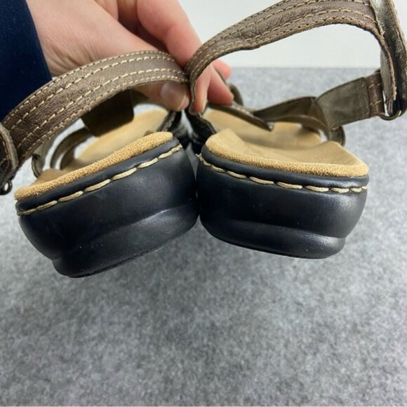 Clarks Collection Metallic Strappy Sandals Women’s Size 9M - Picture 12 of 12